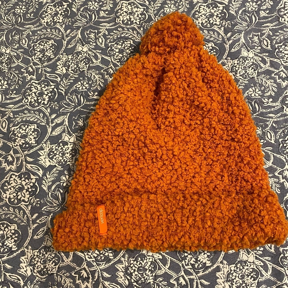 NWT Orange Toque with pompom